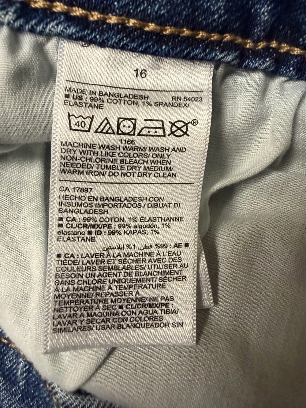 Old Navy Size 16 High Rise Button Front Denim Mini Skirt Medium Wash